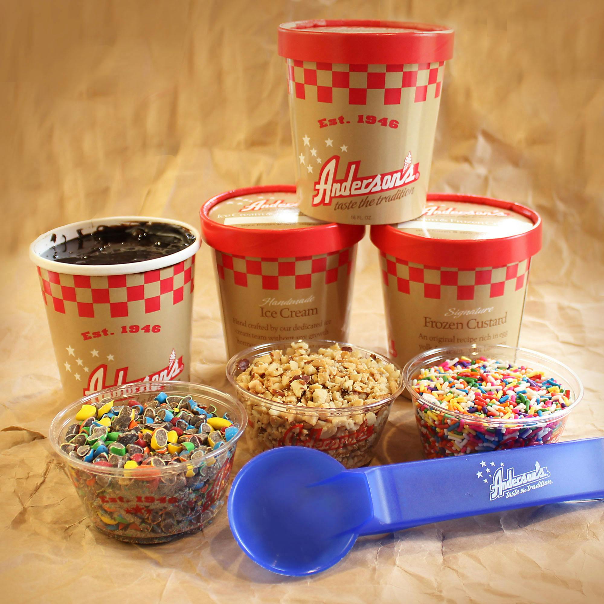 Anderson's Sundae Party Pack for 8 by Anderson's Frozen Custard Goldbelly